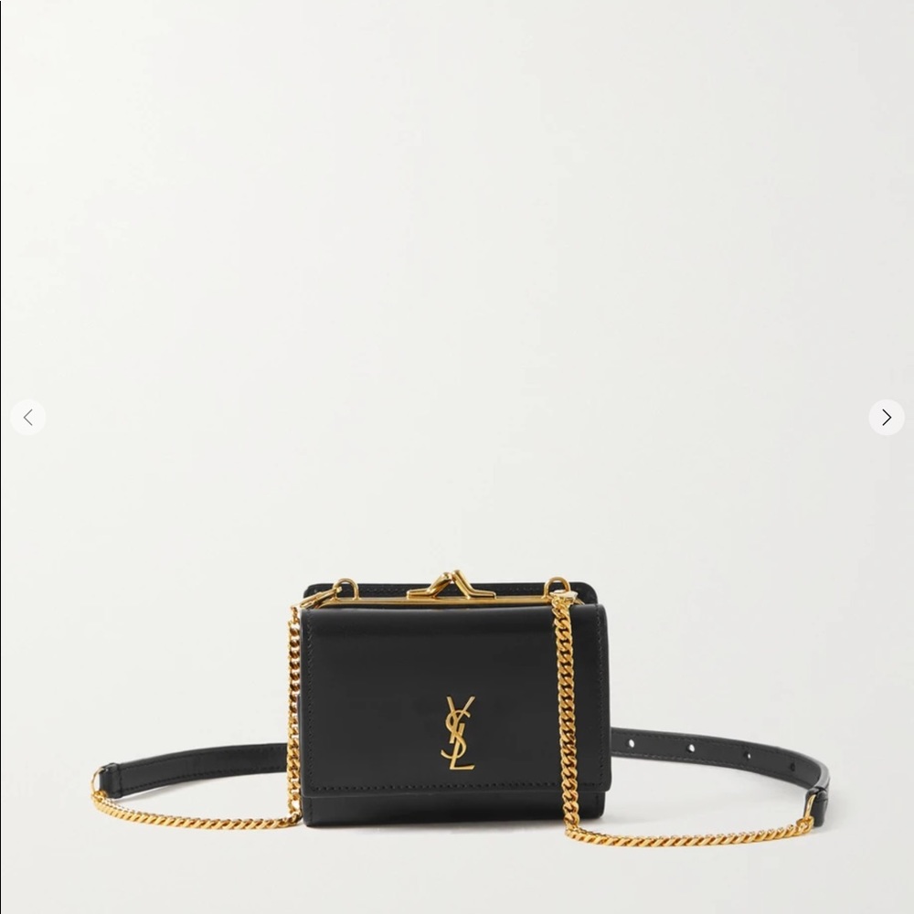 Saint Laurent
mini Rider monogram-plaque bag